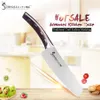 SOWOLL Märke 4CR14MOV Rostfritt stål Blad Singel 6 kock Lnife Harts Fiber Handle Kitchen LNIFE UNIKA Design Matlagningsverktyg315R