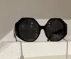 Czarne ogólne okulary przeciwsłoneczne z łańcuchem 4395 Women słoneczne odcienie Sonnenbrille Sunnies Gafas de Sol Uv400 okulary z pudełkiem