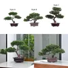 Dekoracyjne kwiaty solidne wszechstronne sztuczne powitanie wyświetlacza pulpitu bonsai