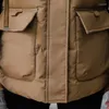 Gilets pour femmes automne à capuche gilet manteau 2024 court vers le bas coton rembourré veste sans manches femme hiver gilet chaud vêtements de neige