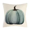 Pillow Blue Pumpkin Hugging Cover Autumn Home Decoration Sofa Funda Cojines 45x45 Taie Oreiller