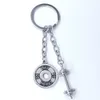 Keychains Fashion Design Gym 3D Metal Heavy Barbell hantel Kettlebell Pendant DIY Keychain Fit For Fitness Gift Souvenir Nyckelhållare