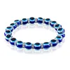 Colares Pingente Colar de Olho Mal para Mulheres Chaveiro Turco Azul Bead Pulseira Handmade Óculos Encantos Pulseiras Grego Mati Hamsa Na Dhjht