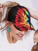 Cappellini da baseball Reverse Tie Dye berretto da baseball arcobaleno maglia coda di cavallo Harajuku per donna uomo strada Hip Hop Gorras Hombre