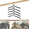 Hangers 5 Layer Detachable Storage Holder Mounted Hanger Indoor Space Saving Household One-Piece Clothes Drying Rack