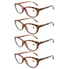 Lunettes de soleil 4 paires de lunettes de lecture bloquant la lumière bleue de dame femmes ordinateur lunettes presbytes Anti lecteur de rayons bleus lunettes femme