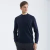 Herrenpullover Jungen Wollstrickpullover Halber Rollkragenpullover Casual Business Herrenwolle Retro Braun Blau Strickoberteil Wollpullover S-3XL