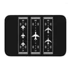 Tapetes piloto alfabeto aviação aeronaves capacho antiderrapante entrada cozinha banheiro tapete de porta avião aviador varanda tapete