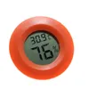 Instruments de température Moniteur LCD en gros Mini thermomètre Reptile Insect Cam Acrylique Réservoir Humidimètre Hygromètre rond sans Dhe3X