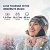 Cuffia invernale Bluetooth Cappello Stereo Sport Musica Cuffie Berretto lavorato a maglia Supporto Vivavoce Cavo di ricarica USB Regalo di Natale