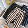 Byxor Milancel Winter Kids Pants Stripe Boys Pur Foding Girls Corduroy