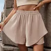 Damesshorts Comfortabel Casual Literair Retro Mode Biker Korte zomerjurk voor dames Nachtkleding Set Zijde