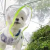 Abbigliamento per cani Impermeabile per animali domestici Tuta impermeabile riflettente Teddy Bichon Pomerania Piccoli vestiti Chihuahua Abbigliamento antipioggia con cappuccio per esterni