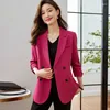 Women's Suits Formal Uniform Styles Blazers Feminino For Women Long Sleeve OL Professional Ladies Office Jackets Coat Outwear Tops