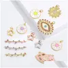 Charms Moon Star Heart Charms For Jewelry Making Supplies Bohemia Colorf Cute Pendant Charm Diy Earrings Necklace Drop Delivery Jewelr Dhxjw