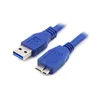 Cable de datos USB 3.0, cable de disco duro, par de cabezal macho de copia a cable de extensión Micro 3.0B