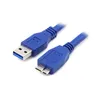 USB 3.0 Veri Kablosu, Sabit Disk Kablosu, Çift Kopyalama Erkek Kafası Mikro 3.0B Uzatma Kablosu