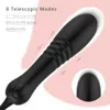 Sexleksaker vibrator för kvinnor 8 hastigheter teleskopiskt vibrerande hoppägg trådlöst fjärrkontroll anal klitoris stimulering vuxna produkter 240130