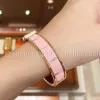 高品質のファッション女性用ブレスレットイタニウムスチールブレスレット付きギフトボックス17cm/19cm