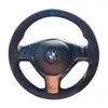 Steering Wheel Covers Original Braid Car Cover Anti-Slip Suede For M Sport M3 E46 E39 540i 525i 330i 330Ci 530i