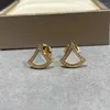 Gestüt Ohrringe verkauft 925 Sterling Silber Mini Triangular Fan Rock für minimalistische Mode -Mode für Frauen romantisch
