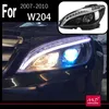 Sistema de iluminação Akd Car Styling Head Lamp para Benz W204 Faróis 2007-2010 C300 C260 C200 LED Farol DRL Hid Bi Xenon Auto Acessórios