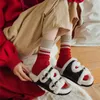 Women Socks Thick Year Suitable For Winter Red Sock Autumn And Keep Warm Fashion Design