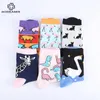 Women Socks Modeager Brand Japan Harajuku Pig Flamingo Dinosaur Cat Fox Animals Kawaii Cute Cartoon Funny EU35-40