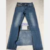 Heren True Jeans Lange Broek Grove Lijn super religie Jeans Kleding Man Casual Potlood Blauw Zwart Denim Broek M2918