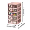 Desk Organizer Desktop Storage With Drawers For Arts Crafts Stationary Cosmetics Storing Rack Home Box Pen Holder 240125