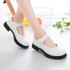 Girls Leather Shoes for Wedding Party Black White School Shoes Children Dress Shoes Princess Sweet Kids Mary Janes Classic 26-36 240129