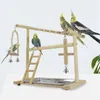 Другие товары для птиц Деревянные игрушки Игровая площадка для попугаев Платформа Окунь Подставка для упражнений Игровая площадка Лестница Забавные интерактивные игры Обучающие товары