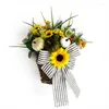 Decoratieve bloemen Pompoen Bloemenmand Oogstfestival Simulatie Thanksgiving Deur Hangende decoratie