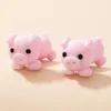 Stud Earrings Cute Soft Clay Handmade Cartoon Animal Jewelry Theme Separation Polymer Party Fun Gifts