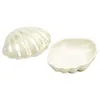 Smyckespåsar Fashion Storage Box Display Organizer Trinket Collectible Creative Seashell For Table Living Room Ornaments