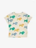 Zestawy odzieżowe BC marka 2024 Summer Boys Dziewczęta Koszule krótkie rękawy i krótkie koszule dziecięce dziecięce koszulki TOES