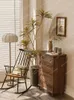 Dekoratif Çiçek Kapalı Oturma Odası Peyzaj Bitkileri Zemin Bonsai Yumuşak Dekorasyon Süsleri Krem tarzı mobilyalar