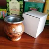 Conjuntos de chá 1 set / lote gaúcho yerba mate cabaças copo inoxidável 6 oz isolamento térmico de parede dupla com filtro removível escova de limpeza de palha