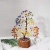 Decorative Flowers Wood Exquisite Crystal Tree For Feng Shui And Home Decoration Elegant Artificial Gift