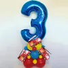 Party Decoration 1Set Vehicle Balloons Mini Cars Foil Balloon Fire Truck Train Theme Birthday Decorations Kids Baby Shower Air Globos