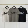 Heren T-shirts Angst voor seizoen 7 Hoofdlijn Abc Letter T-shirt Los Paar Trendy Korte mouw Unisex 4g40
