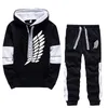 Men Tracksuit Two Piece Set Autumn and Winter Pullover Hoodies SweatshirtPants Suit Man Hoodies Set Tracksuit Men Luxury 240202