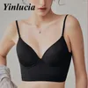 Bras Hemdje Sexy Grote U Backless Vest Basis Sling Top Beha Crop Ondergoed Vrouwen Ademend Zachte Push Up Zomer Naadloos