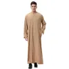 Roupas étnicas Branco Abaya Árabe Desgaste Elegante Kaftan para Homens Islâmicos Paquistão Robe Manga Longa Dubai Tradicional Thobe