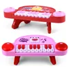 Baby Elektronisches Klavier Musikinstrument Spielzeug Kinder Cartoon Tier Tastatur Entwicklungsmusik Lernspielzeug für Kinder 240124