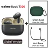 Versione globale Realme Buds T300 TWS Auricolare 30dB Cancellazione attiva del rumore Durata della batteria di 40 ore Bluetooth5.3 IP55 True Wireless