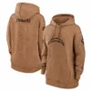 Camiseta Los Angeles''Chargers''Brown Homens Mulheres Juventude 2023 Salute To Service Club Pullover Hoodie