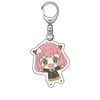 Porte-clés Ornements Anime Spy X Famille Porte-clés Figure de dessin animé Sacs périphériques Pendentif Porte-clés pour femmes hommes Bijoux Cadeaux Accessoires