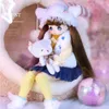 Dream Fairy 2nd Generation of the 1/4 BJD face head 16 Inch Ball Jointed body Full Set style MSD DIY Toy Gift for Girls 240129