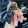 Keychains Cartoon Nordic Bunny Doll Keychain Fashion Punk Rabbit Keyring Couple Accessories Personality Cute Bag Car Pendant Key Chains